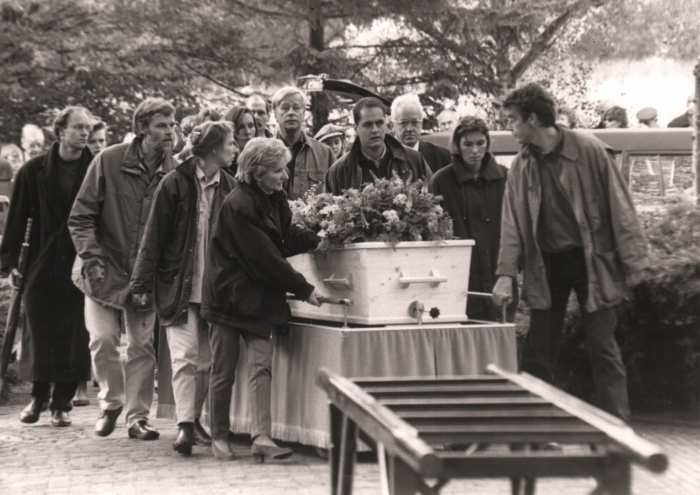 begrafenis van Jos Linnebank