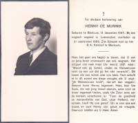 Henny de Munnik 1947 - 1969