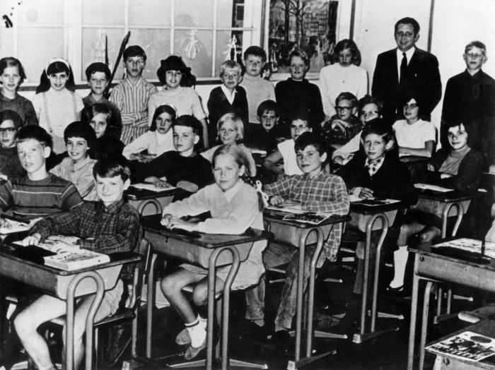Klassenfoto OL School ca 1965 klas 5