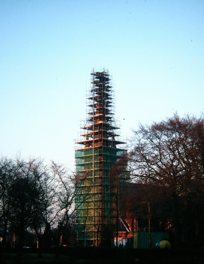 restauratie toren RK.Vituskerk 1993