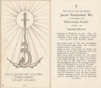 Jacob Rozendaal Wz. 1883 - 1960