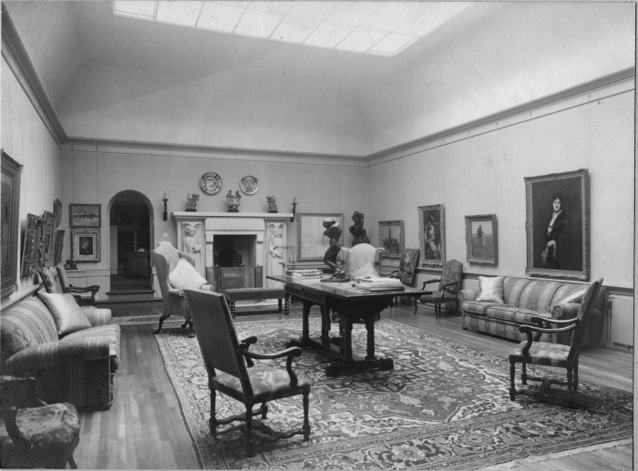 Nederheem interieur 1937 artroom
