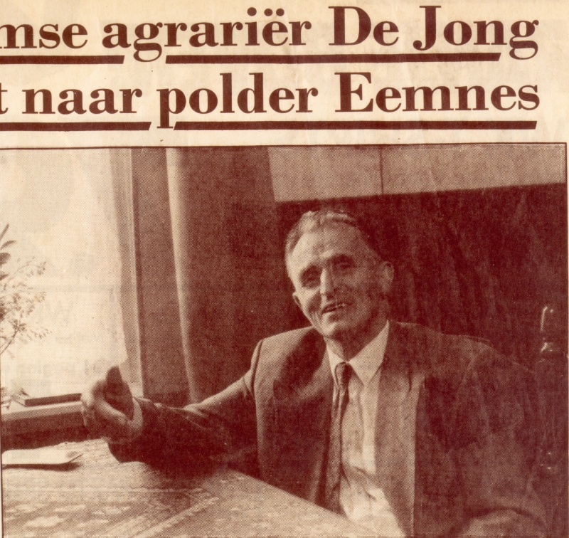 boer Piet de Jong.1995
