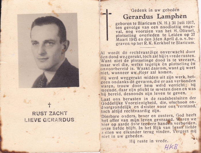 Gerardus Lamphen 1917 - 1945