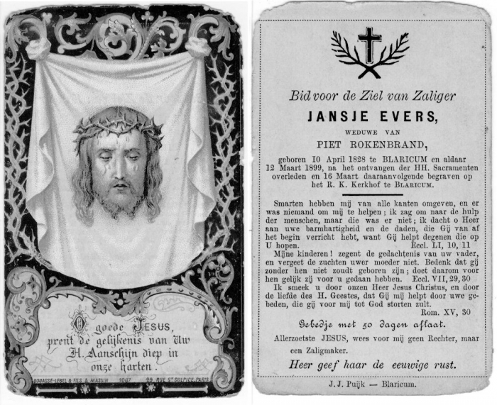 Jansje Evers 1828-1899