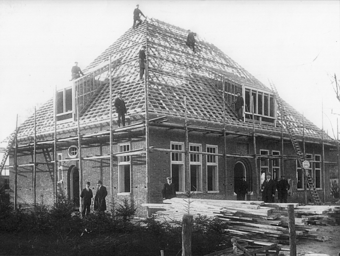 bouw postkantoor huizerweg  1922