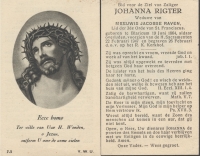 Johanna Rigter 1864 - 1947