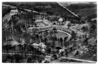 sanatorium Hoog Blaricum luchtfoto 1964