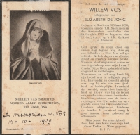 Willem Vos 1883 - 1939