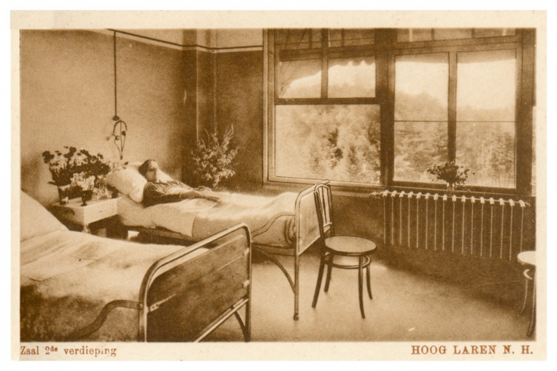 sanatorium Hoog Laren zaal 2e verdieping