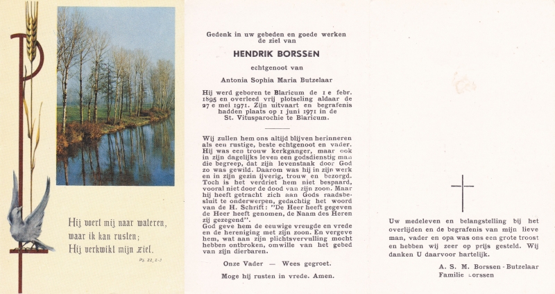 Hendrik Borssen 1895 - 1971
