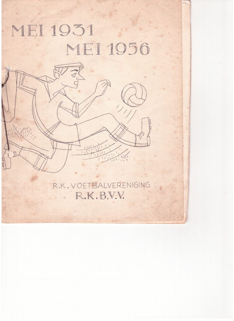 25 jarig jubileum RKBVV 1956
