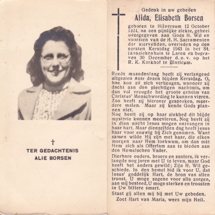 Alida Borsen 1924 - 1943