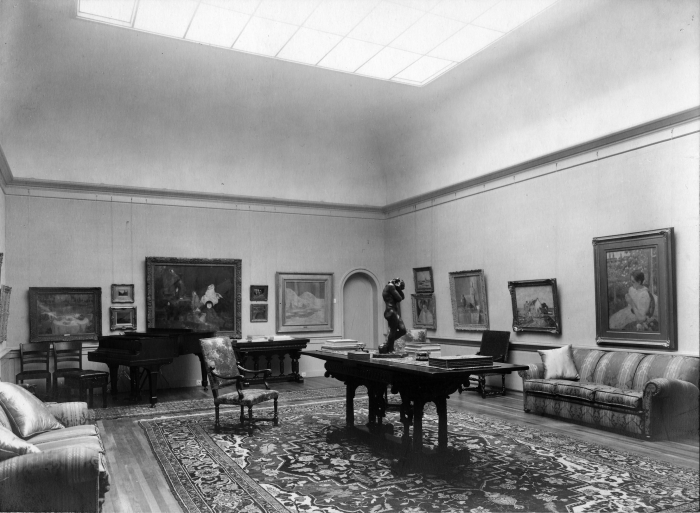 Nederheem interieur 1937 artroom