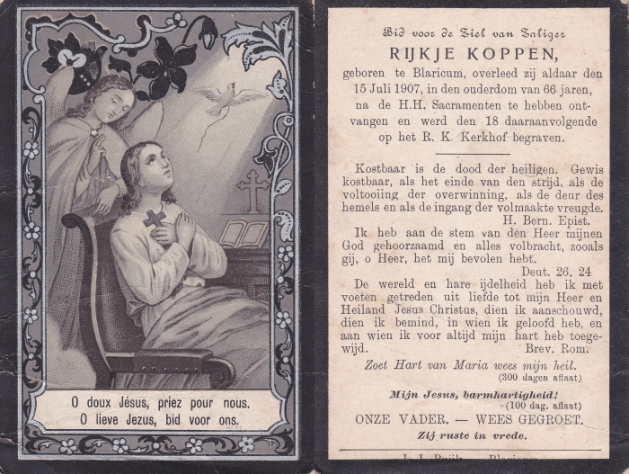 Rijkje Koppen 1841 - 1907
