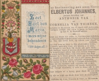 Elbertus Tak 1895 - 1897