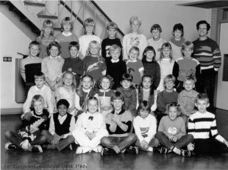 RK Bernardusschool 1984 - 1985 3e en 4e klas
